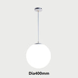 Triple Minimalist Glass Ball Chandelier