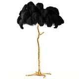 Red Feather Lamp
