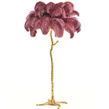 Red Feather Lamp