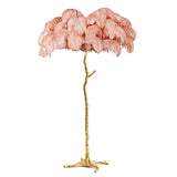 Red Feather Lamp