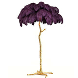 Red Feather Lamp