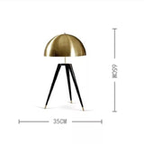 Gold Led Floor Lamp