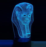 Egypt Sphinx Pharaoh Light Figure