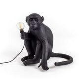 Modern Black Monkey Lamp