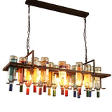 Wine Bottle  Pendant Ligh