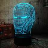 Iron Man Head Light Figure