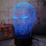 Iron Man Head Light Figure