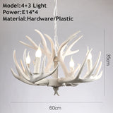 Deer Antler Chandeliers Dark