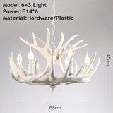 Deer Antler Chandeliers Dark