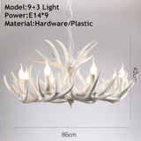 Deer Antler Chandeliers Dark