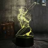 Playing Baseball Light Figure