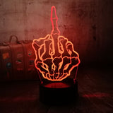 Middle Finger Light Figure