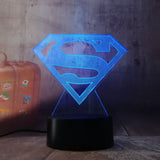 Superman Logo Light Figure
