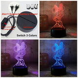 Minnie Mouse Light Figure