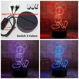 Mickey Mouse Light Figure