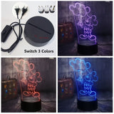 Mickey Mouse Light Figure