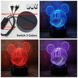 Mickey Mouse Light Figure