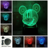 Mickey Mouse Light Figure