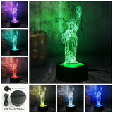 Statue Of Liberty Light Figure
