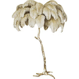 Golden Feather Lamp