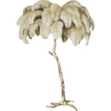 Golden Feather Lamp