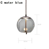 Circular Glass Chandelierc