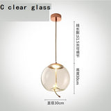 Circular Glass Chandelierc