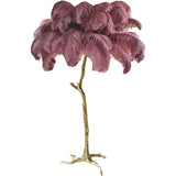 Black Feather Lamp