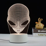 3D LED night light