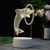 3D LED night light