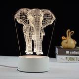3D LED night light