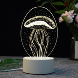 3D LED night light