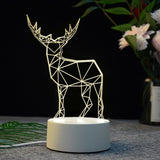 3D LED night light