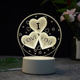3D LED night light