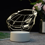 3D LED night light